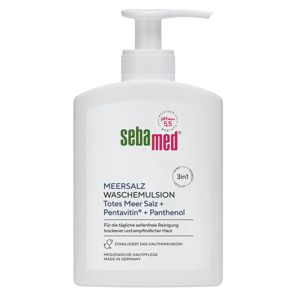 sebamed Meersalz Waschemulsion Presse