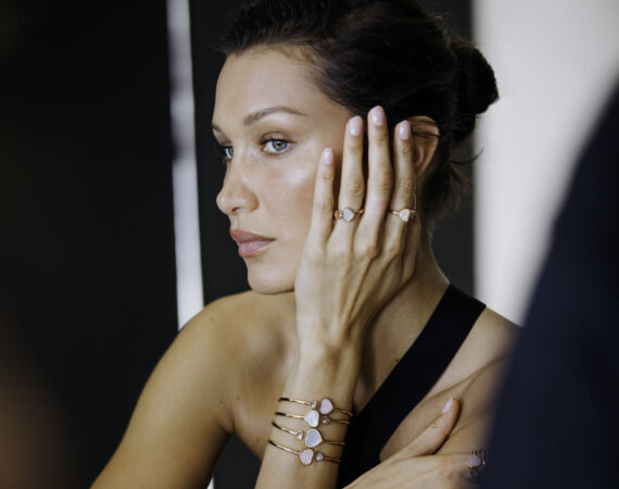 Bella Hadid Chopard Behind the Scenes 3 scaled e1726066246645