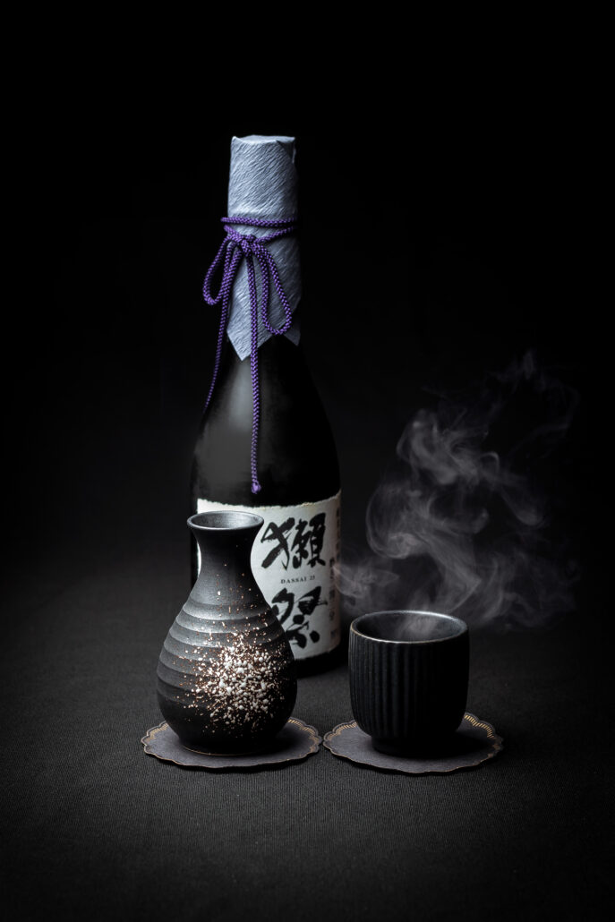 Bahia del Duque Kensei Hot Sake with Bottle