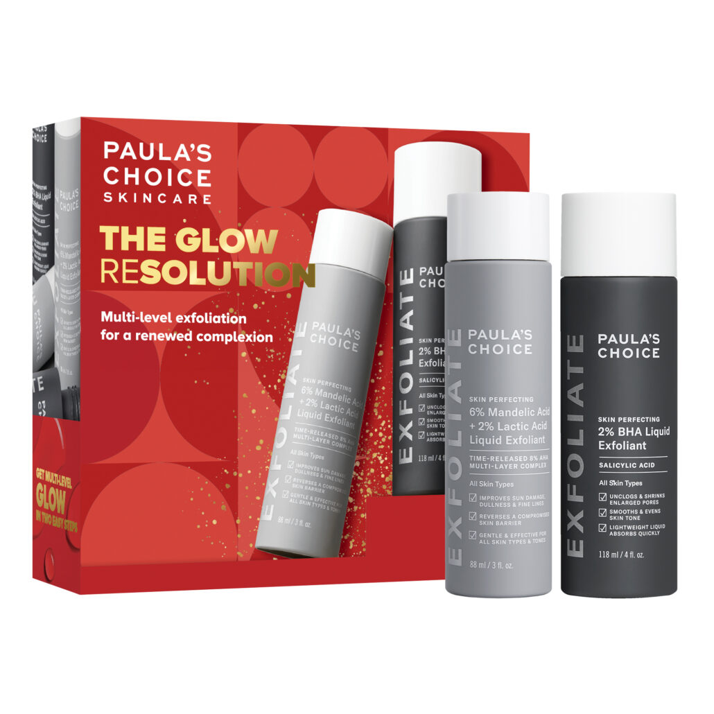 BOLD Paulas Choice Christmas Bundle The Glow ReSolution PackageProducts 74E
