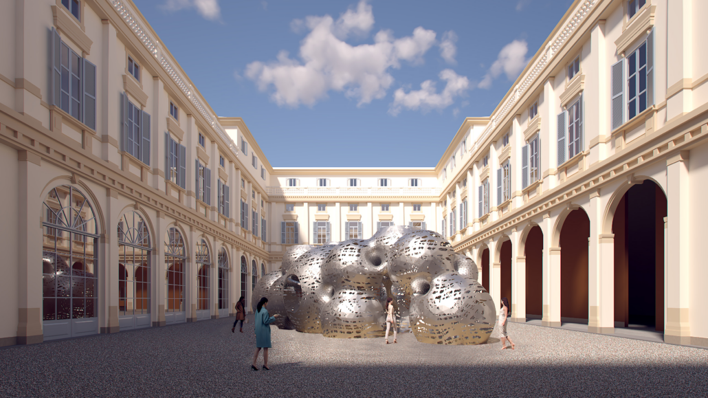 LV MARC FORNES PAVILION NOMAD AT PALAZO SERBELLONI 1