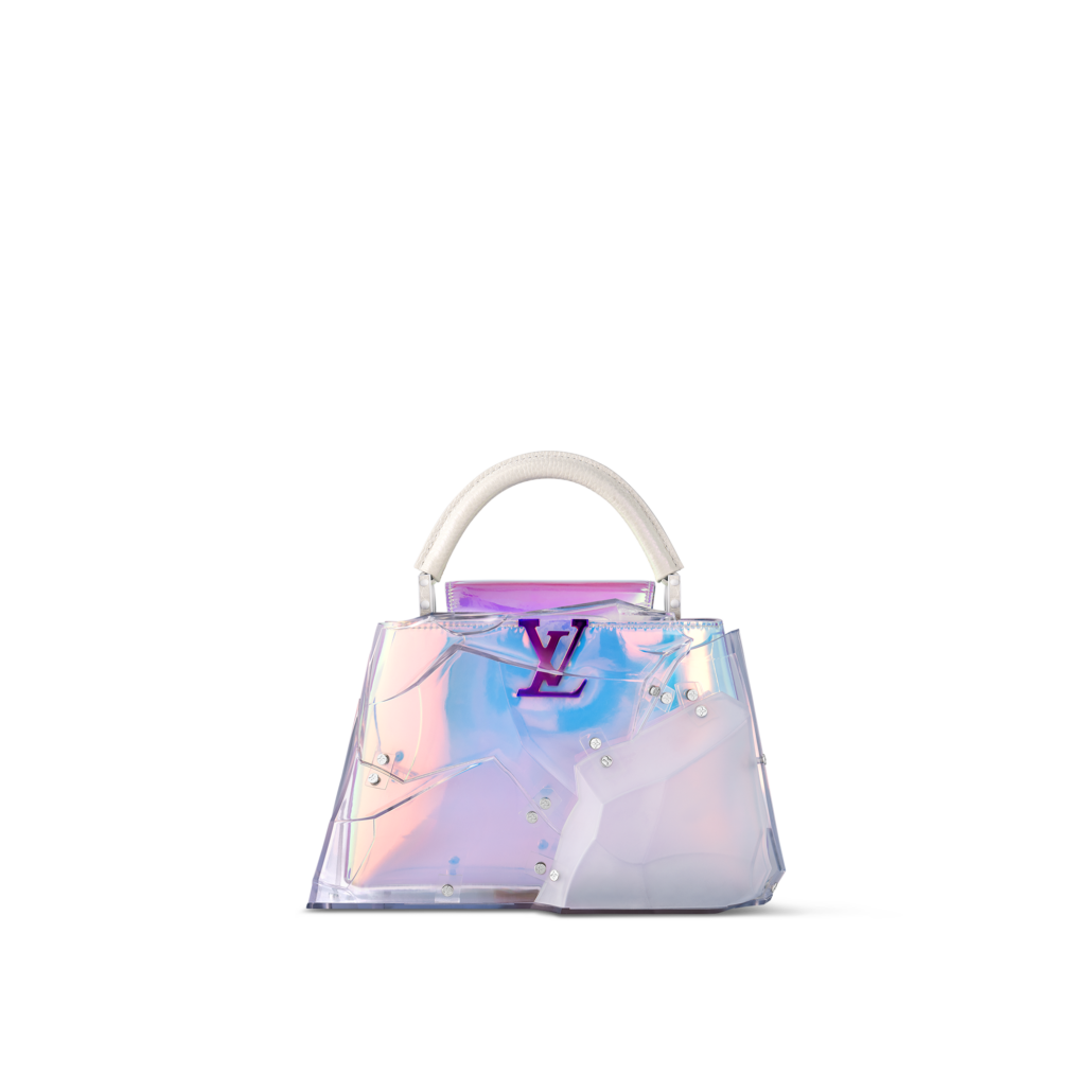 Louis Vuitton x Frank Gehry Capucines BB Shimmer Haze