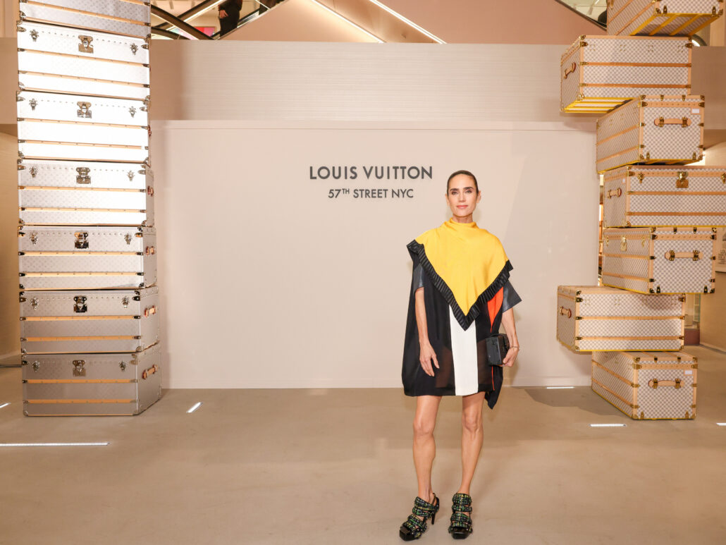 Promis bei der Eriffnung des neuen Louis Vuitton Store in NYC