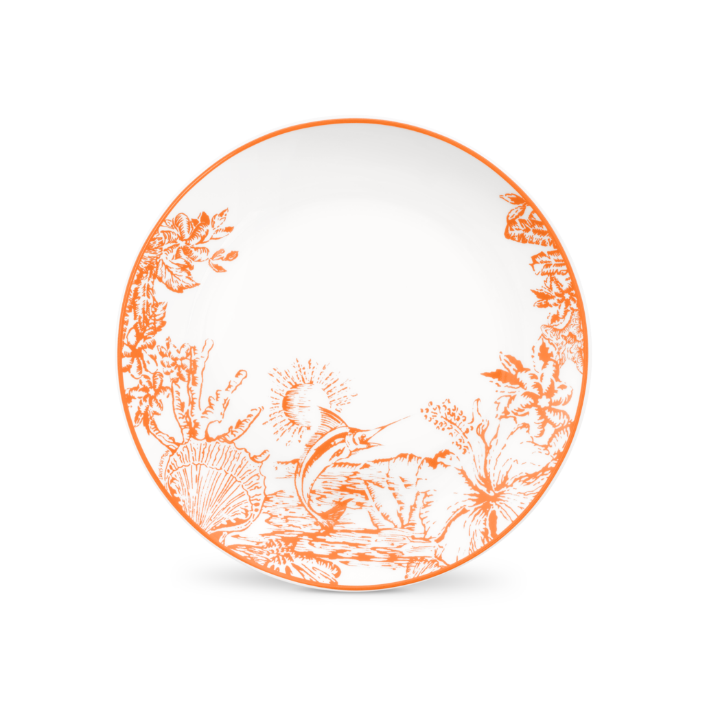 SET OF 2 SIDE PLATES LV BY THE POOL