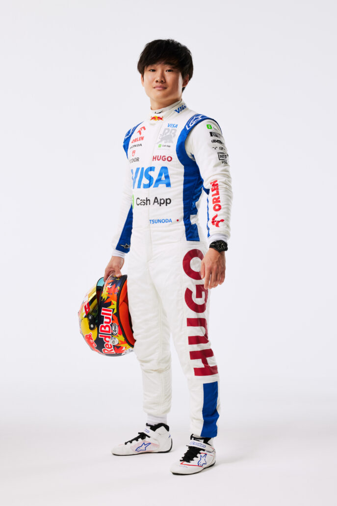 Yuki Tsunoda Watch Helmet