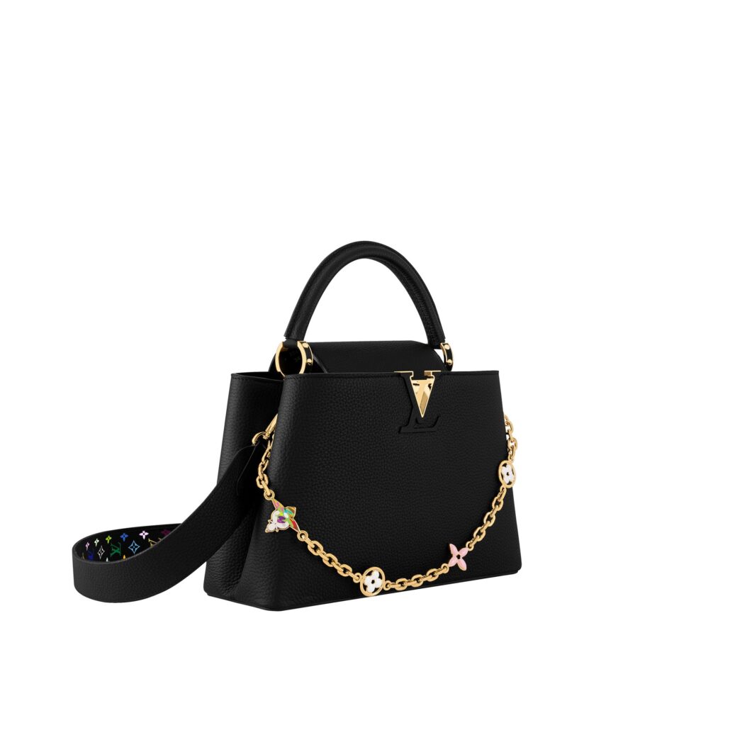 CAPUCINES MM NOIR Louis Vuitton x Murakami SideV