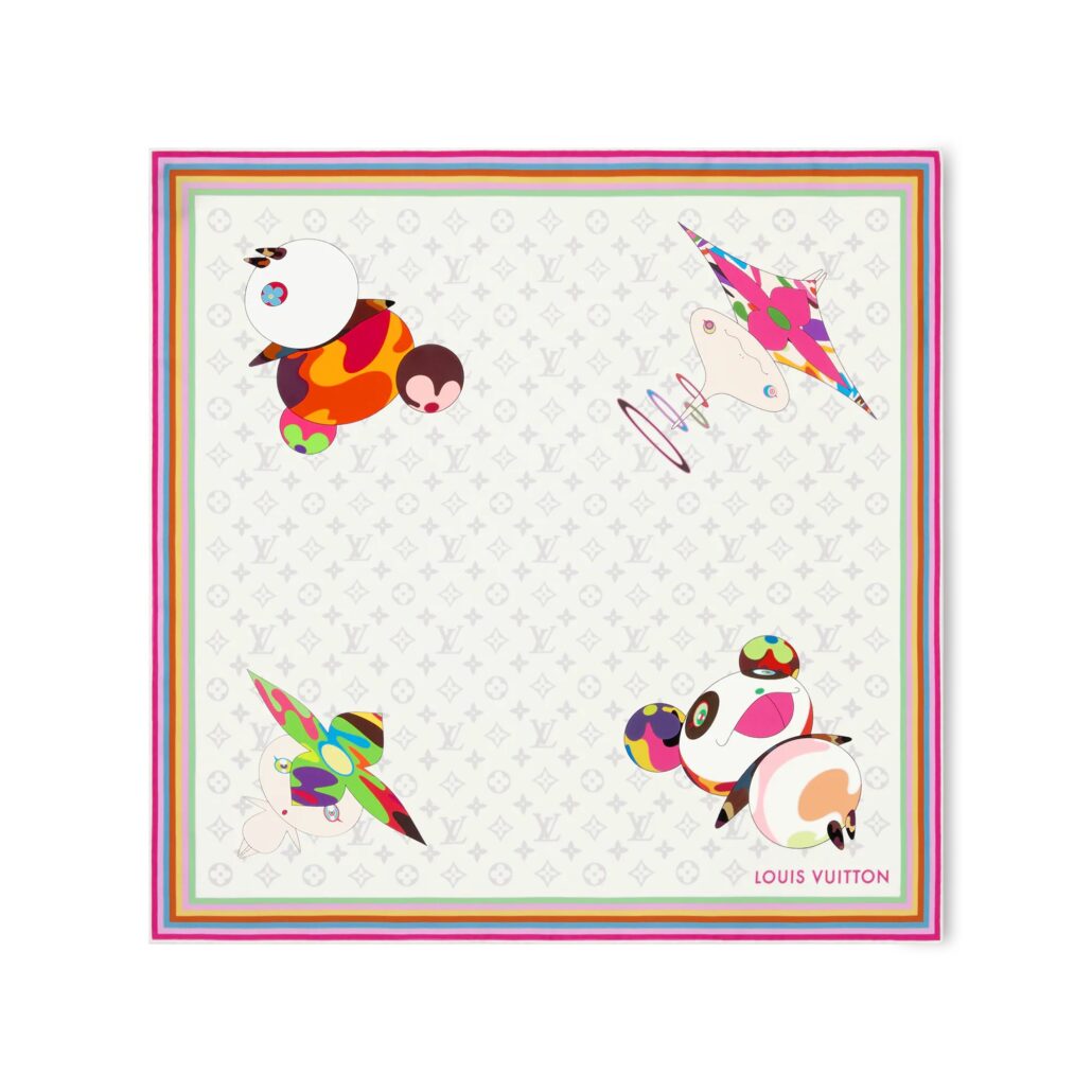 CARRE 70 BLANC Louis Vuitton x Murakami