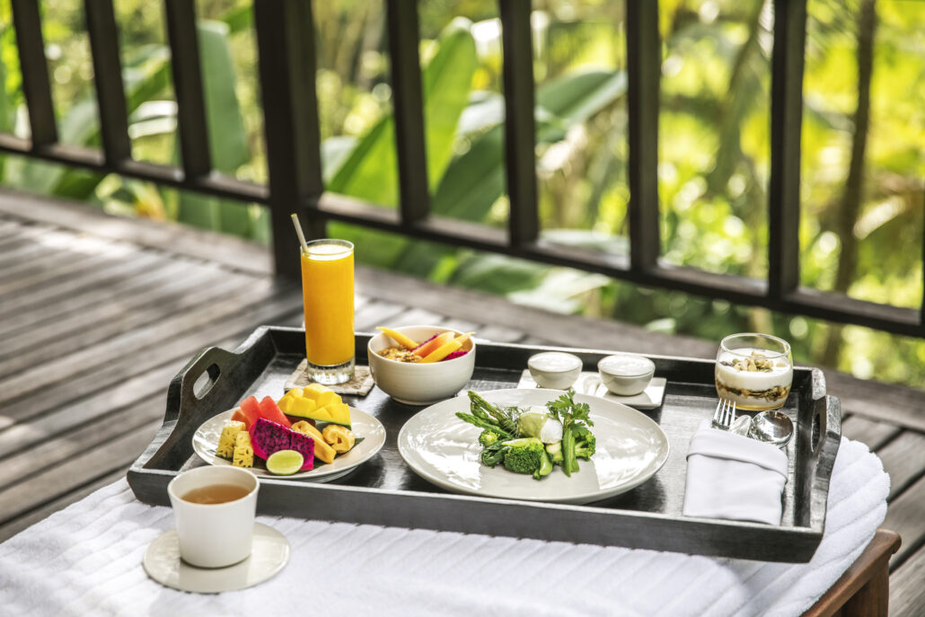 COMO Shambhala Estate Food In room breakfast