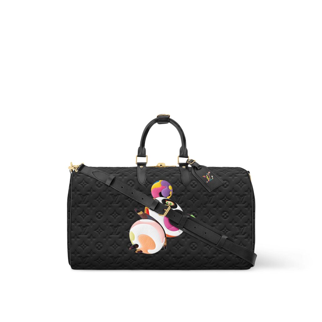 KEEPALL 45 NOIR Louis Vuitton x Murakami