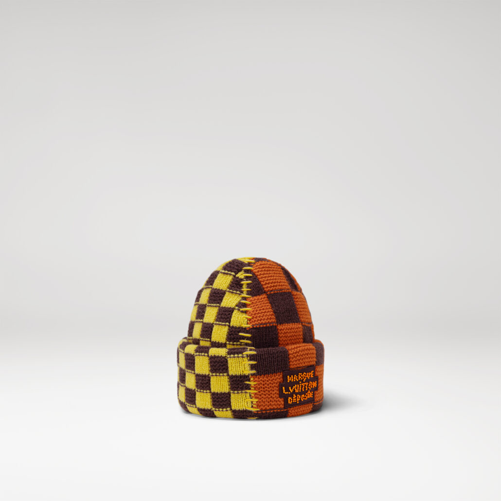 LOUIS VUITTON SPLITTED CRUSH BEANIE SHOW SS24