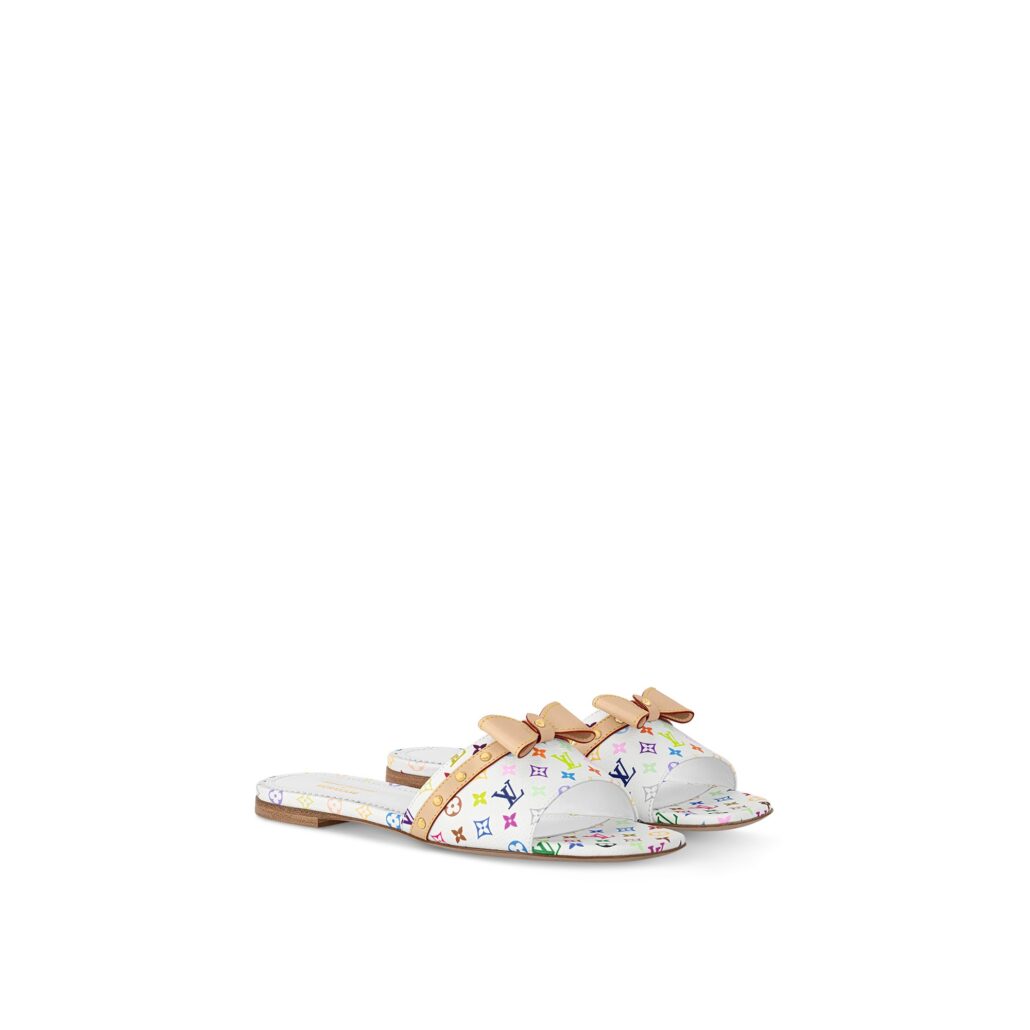 REVIVAL FLAT MULE BLANC Louis Vuitton x Murakami 2