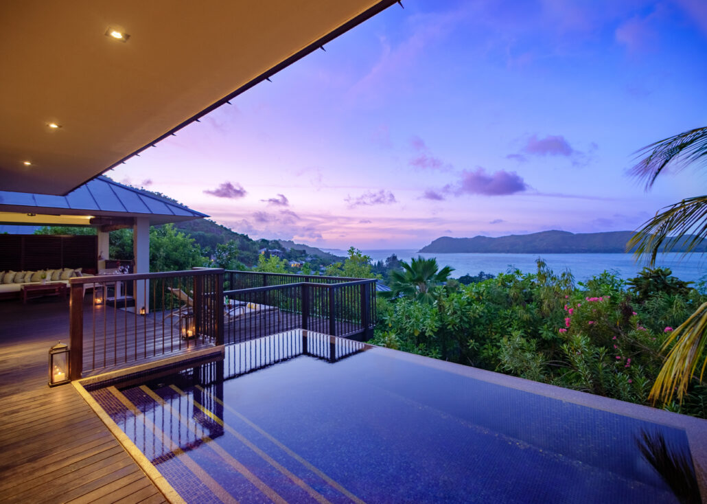 Raffles Seychelles One Bedroom Panoramic Villa Terrace