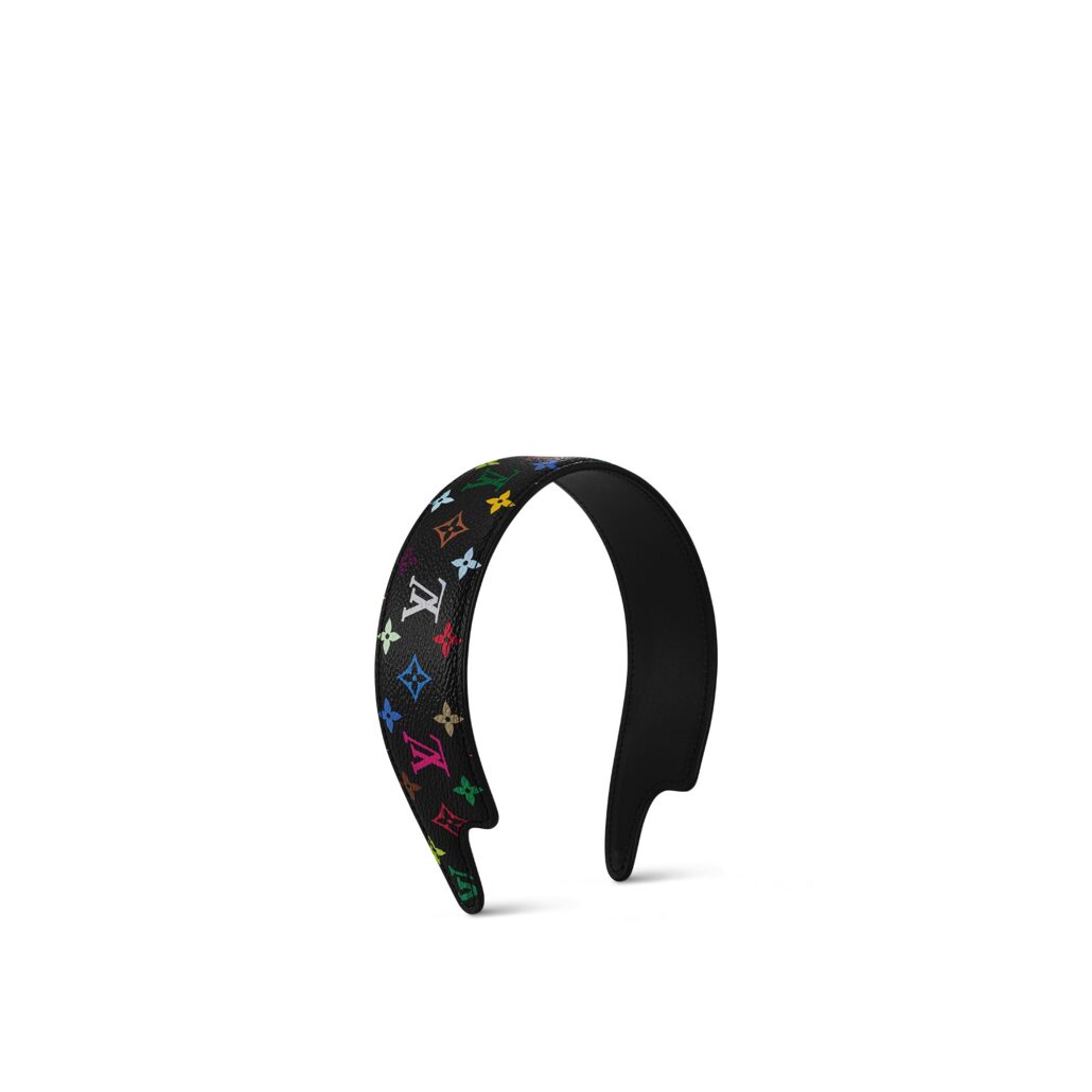 SERRE TETE LV OUTLINE MONOGRAM MULTICOLORE NOIR Louis Vuitton x Murakami