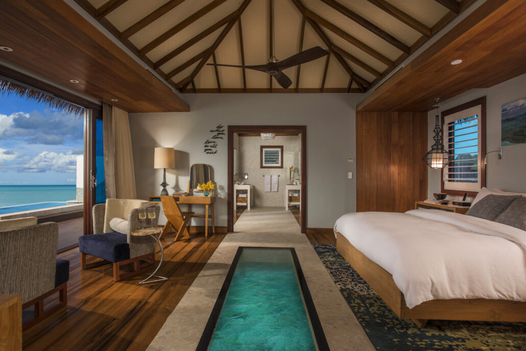 Sandals Royal Caribbean Overwater Villa Interior 2
