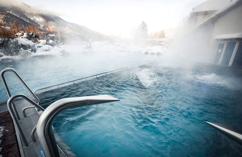 beheizter aussenpool ebners waldhof