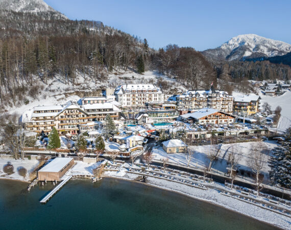 winterliche aussenansicht ebners waldhof