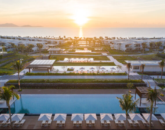 Alma Resort Aerial Evening Shot 05