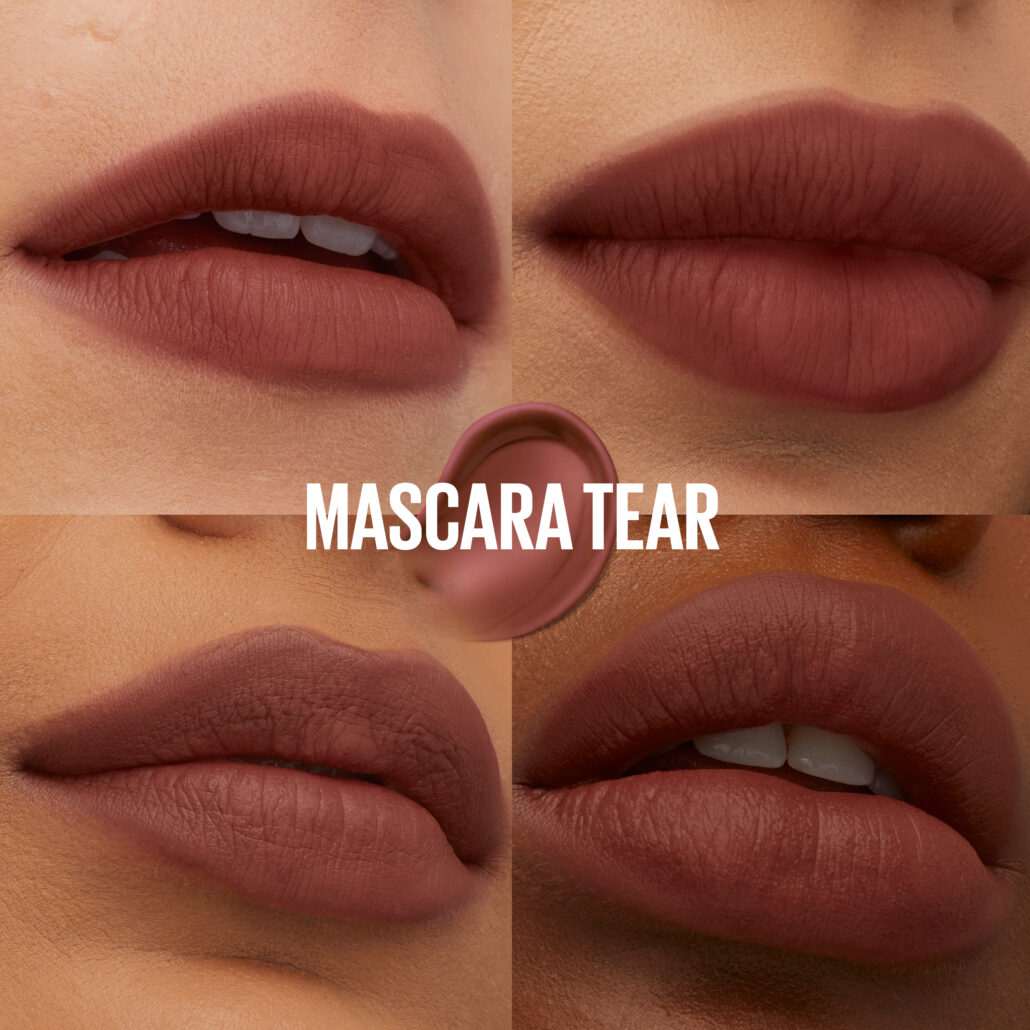 MAYBELLINE TEDDY TINT ATF SHADE CARD MASCARATEAR