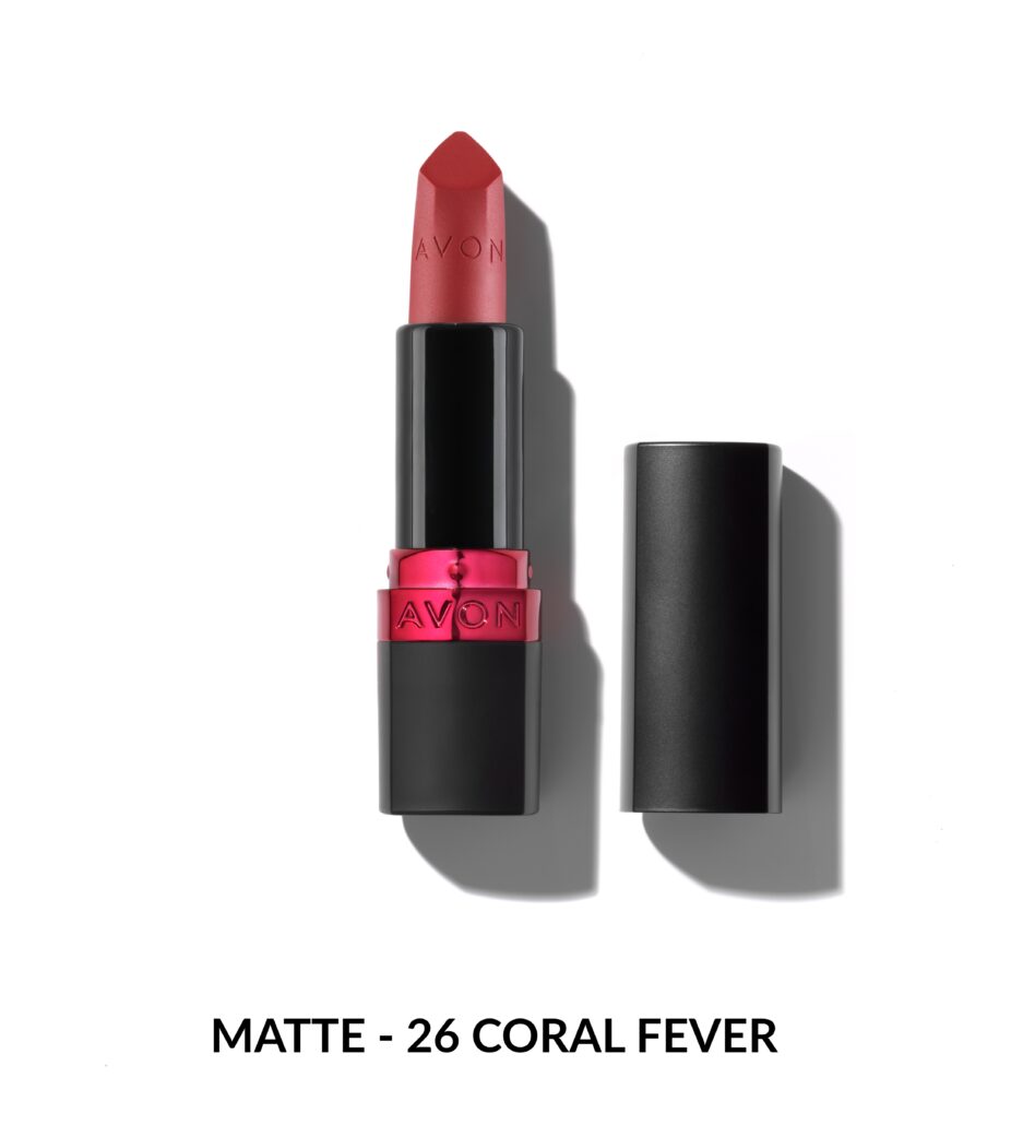avon146.02b avon ultra matte lippenstift coral fever
