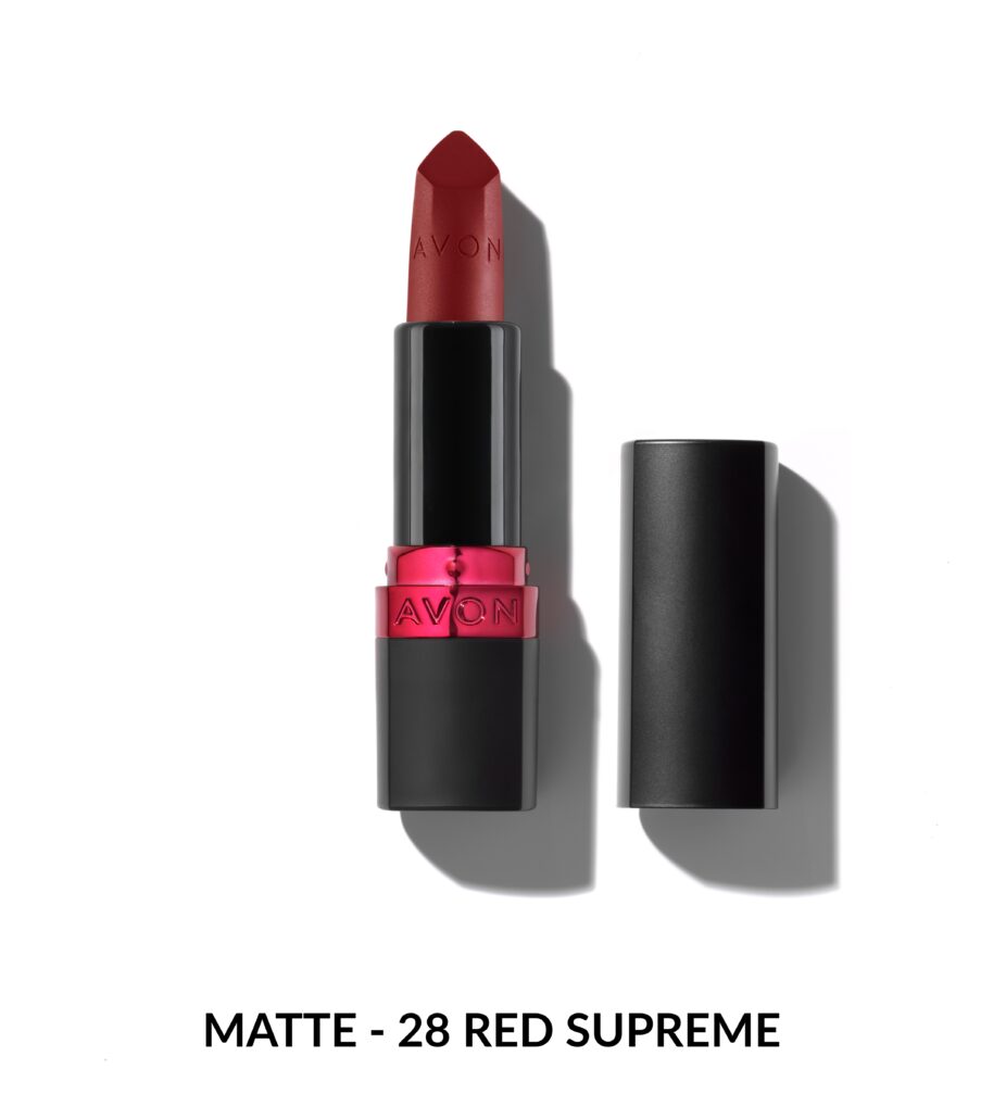 avon146.09b avon ultra matte lippenstift red supreme