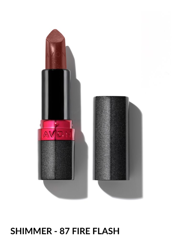 avon146.24b avon ultra shimmer lippenstift fire flash