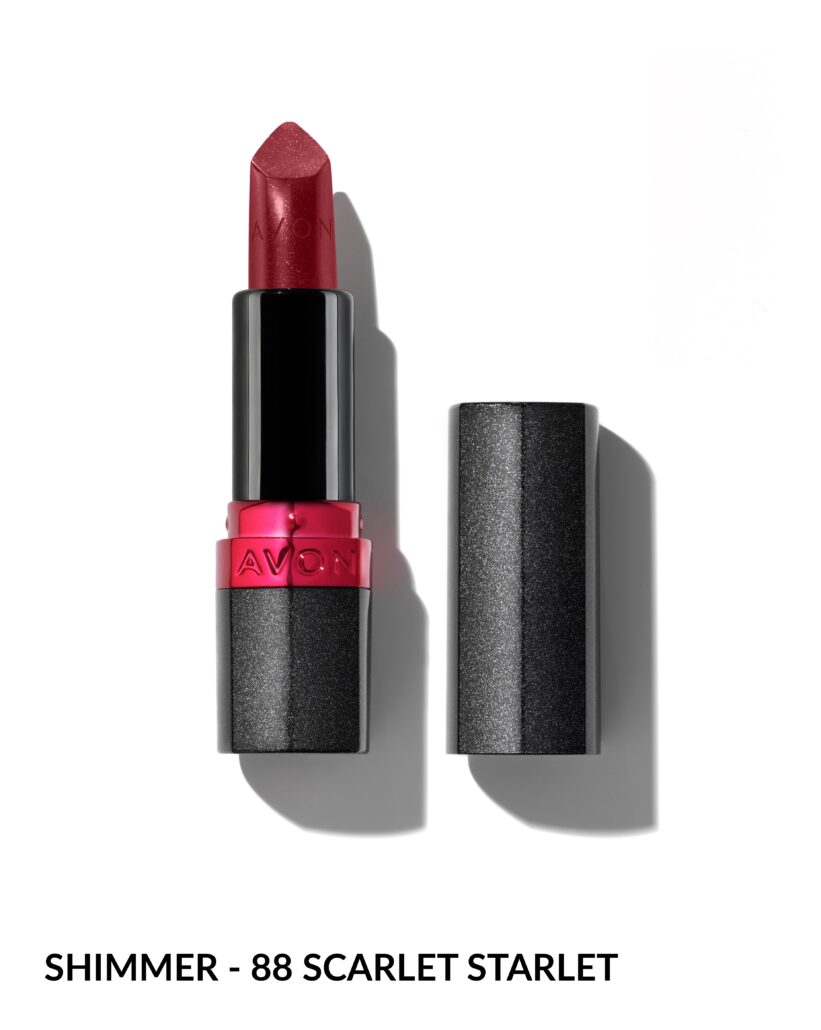 avon146.25b avon ultra shimmer lippenstift scarlet starlet