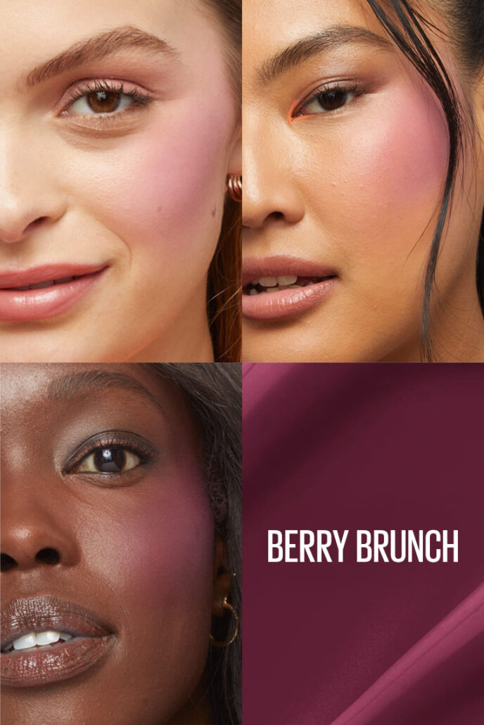 maybelline sunkisser matte blush face berry brunch 33 shade card