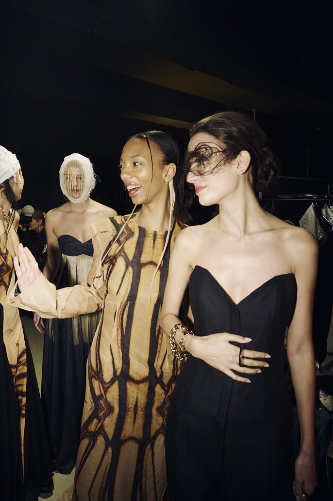 bfw02.05 berlin fashion week hw25 rebekka ruetz backstage by milena zara 1