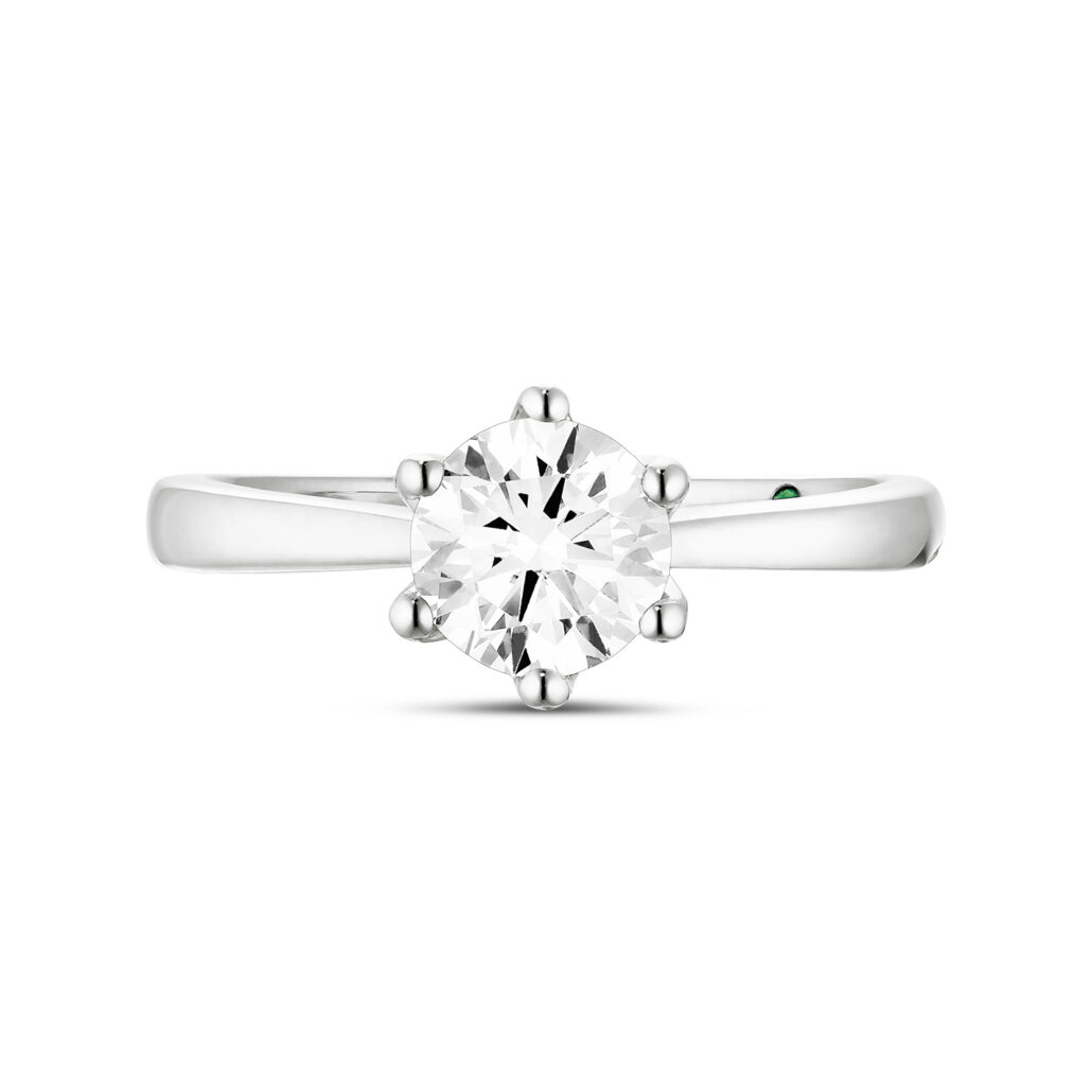 ES Truelab Diamonds Ring ca 100ct
