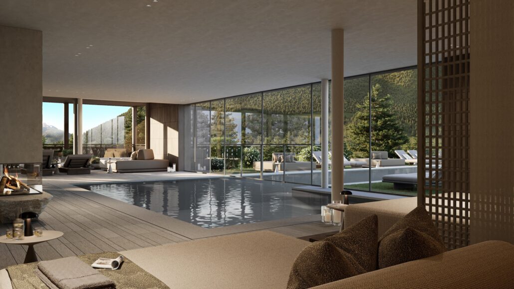 Spa House ©Amonti Chalets