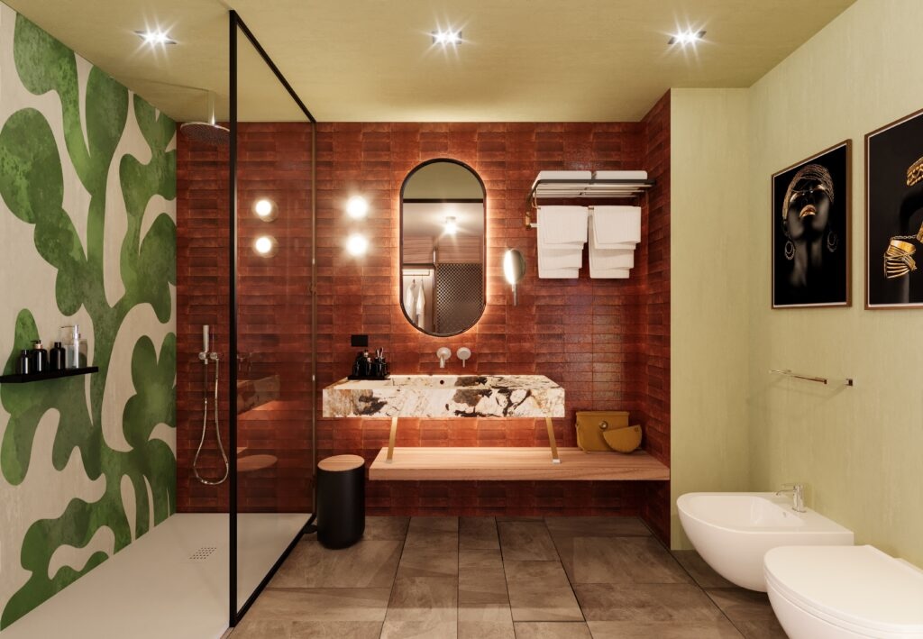 Canopy by Hilton Milan Duomo Bathroom Rendering 1024x709 1
