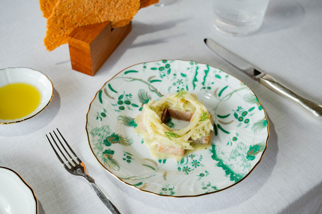Roasted tuna loin fennel and citrus salad