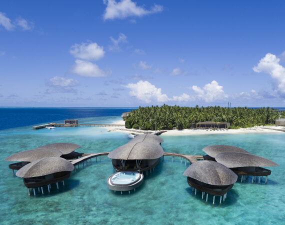 The St Regis Maldives Vommuli Resort Aerial Iridium Spa