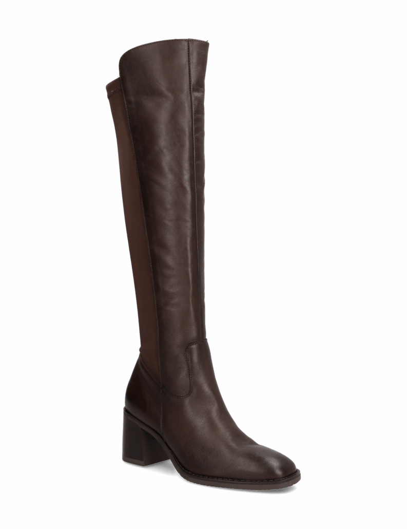 Lazzarini Glattleder-Stretch-Stiefel um 130€