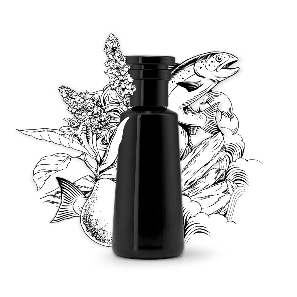 ARgENTUM les parfums infinis ArchetypeNotes 00 become Bottle Illustration 2250x3000