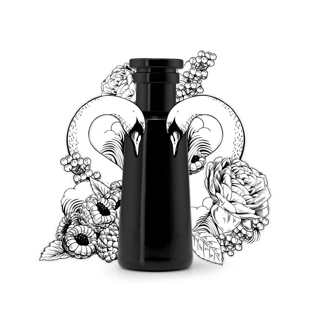 ARgENTUM les parfums infinis ArchetypeNotes 02 lover Bottle Illustration 2250x3000