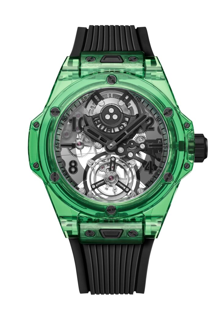Big Bang Tourbillon Automatic Green Saxem 429.JG .0110.RT SD HR W DIGITAL