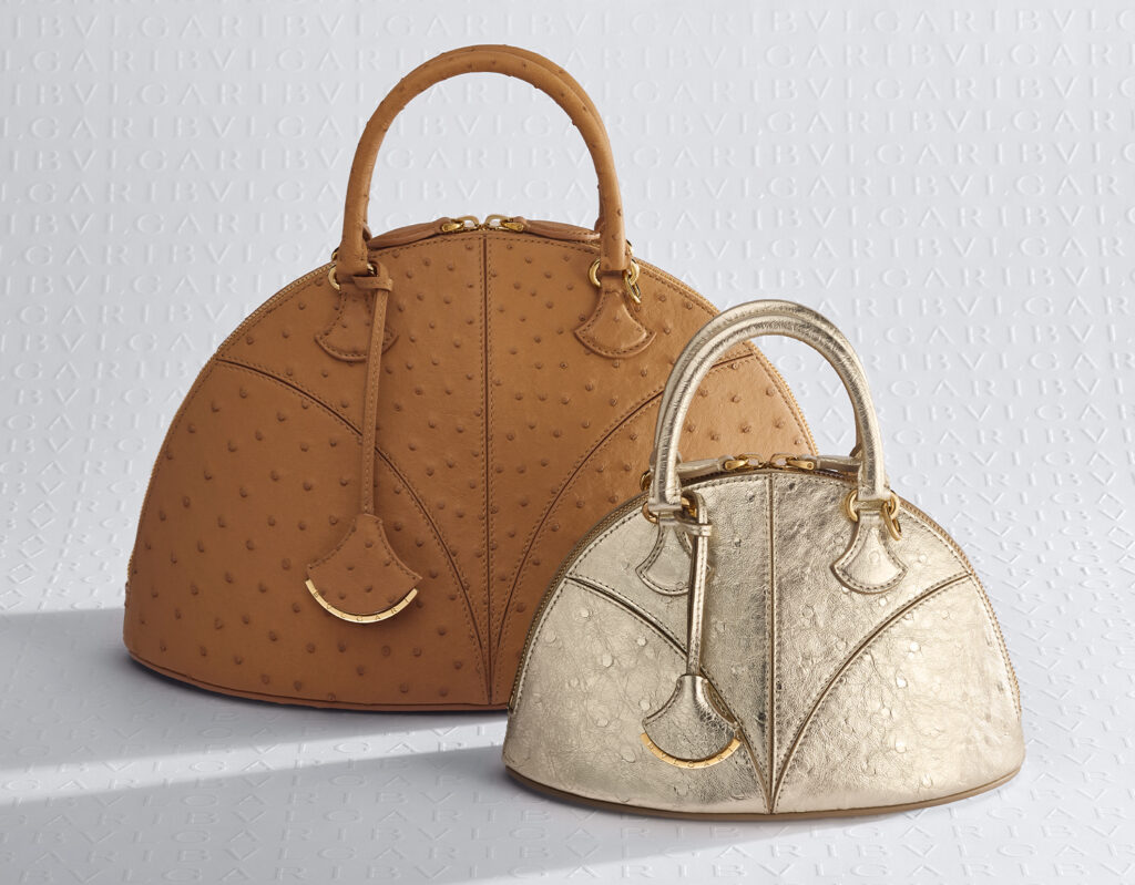 Bvlgari Divas Dream Marquise Jasper Ostrich 294890 Marquise light gold metallic Ostrich 294875 1024x799 1