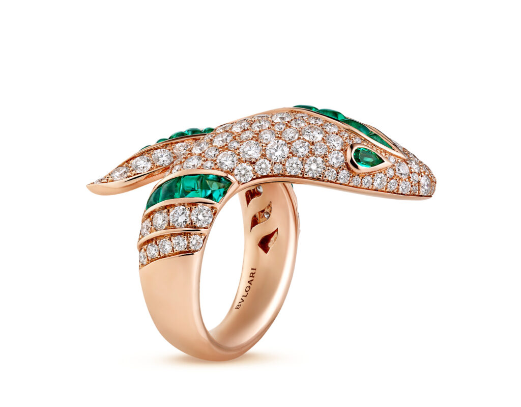 Bvlgari Serpenti Viper Ring Rosegold Smaragd EUR PaA 1 1024x799 1