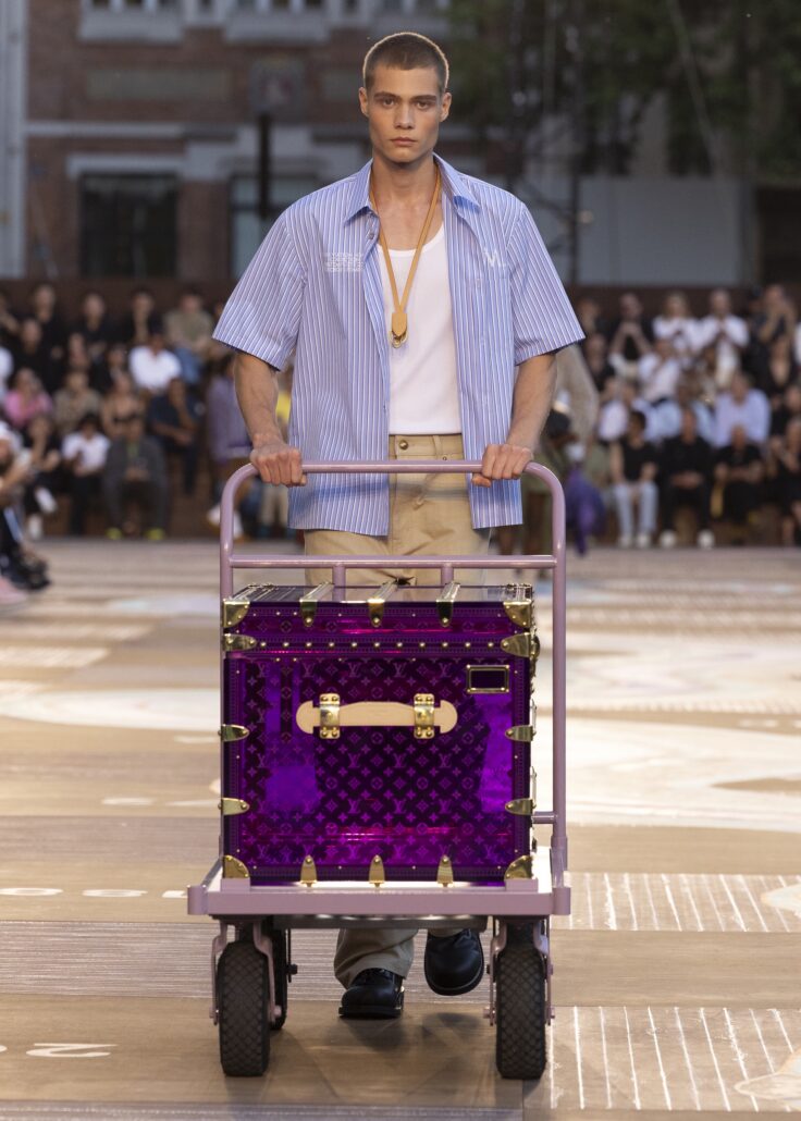 LOUIS VUITTON MENrsquoS SPRING SUMMER 2026 SHOW LOOK 28