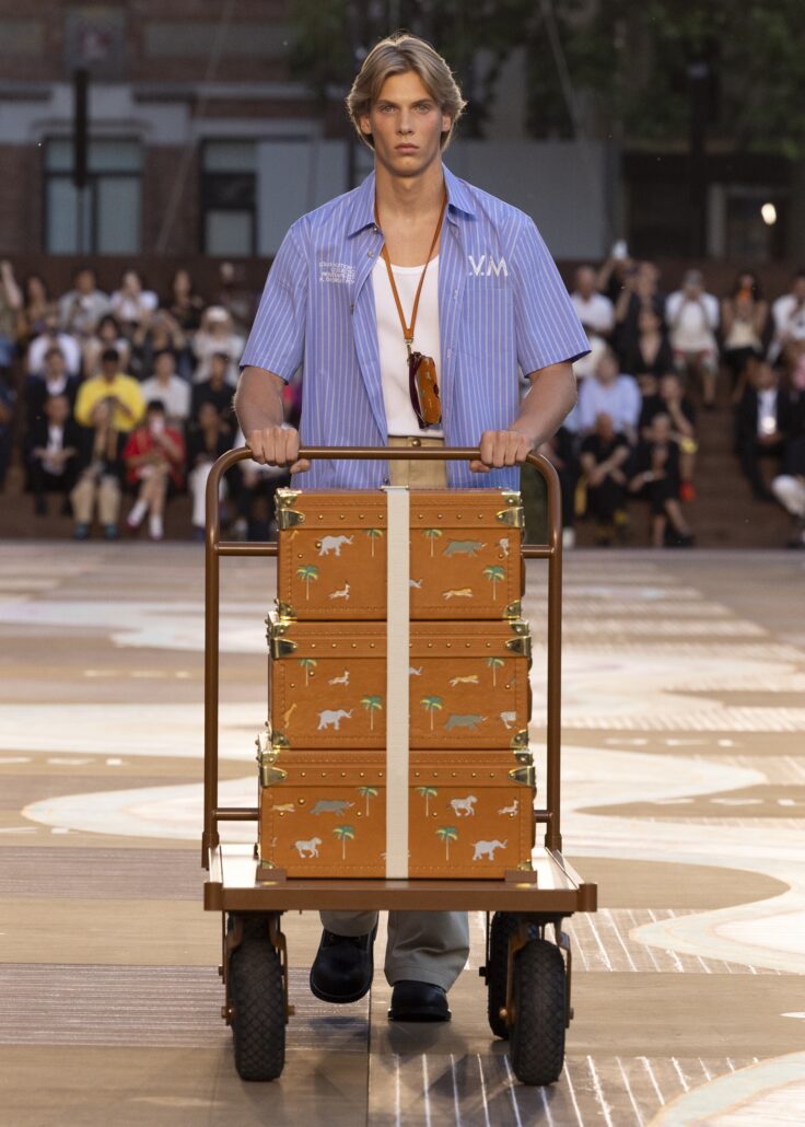 LOUIS VUITTON MENrsquoS SPRING SUMMER 2026 SHOW LOOK 42