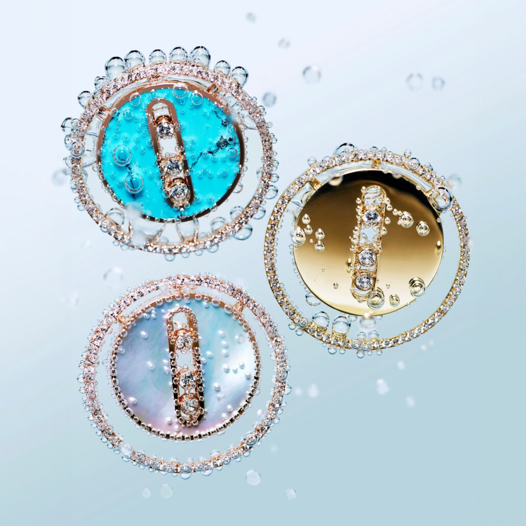 Messika Paris Summer 2024 Campaign Lucky Move GM Rings ©Olivia Haudry