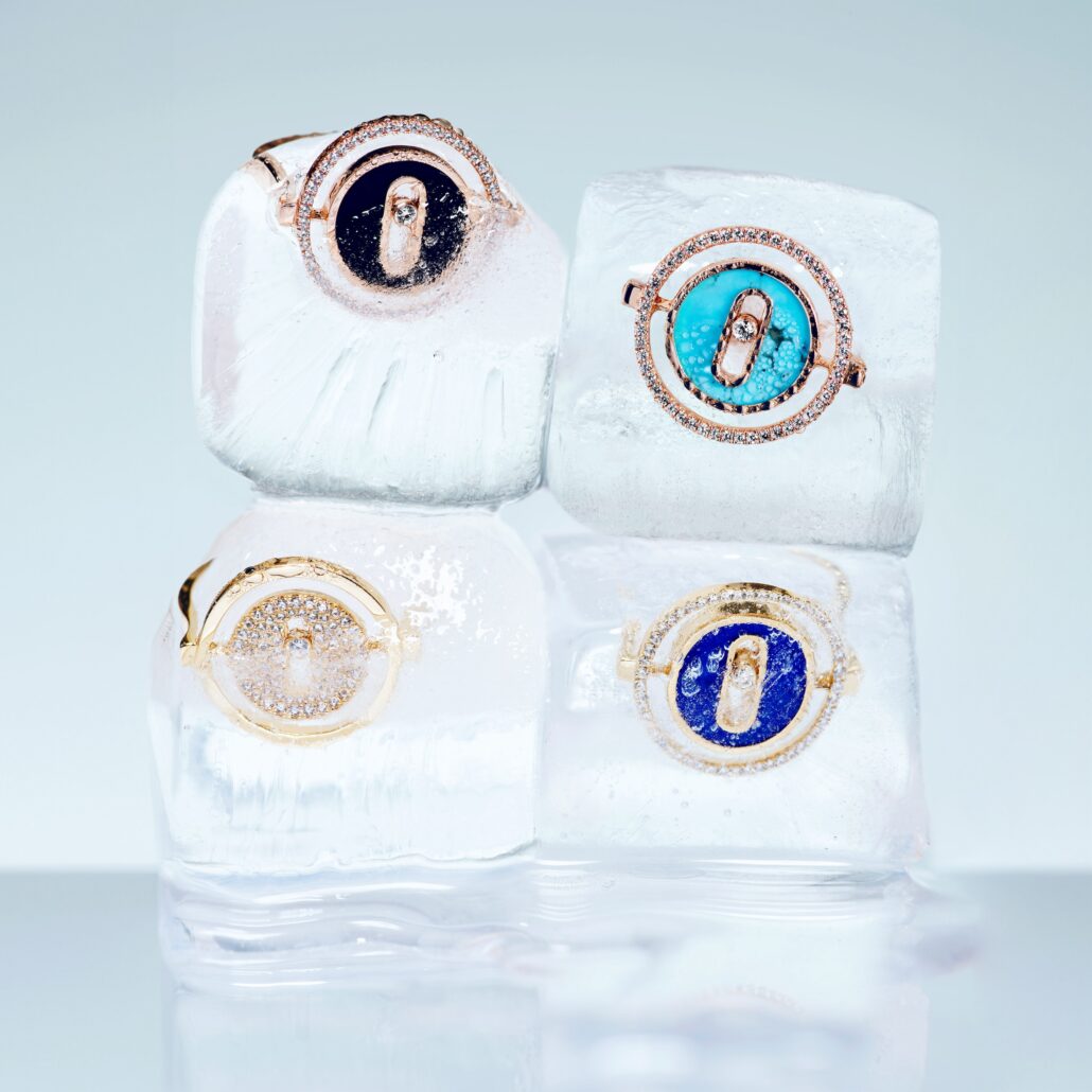 Messika Paris Summer 2024 Campaign Lucky Move PM Rings ©Olivia Haudry