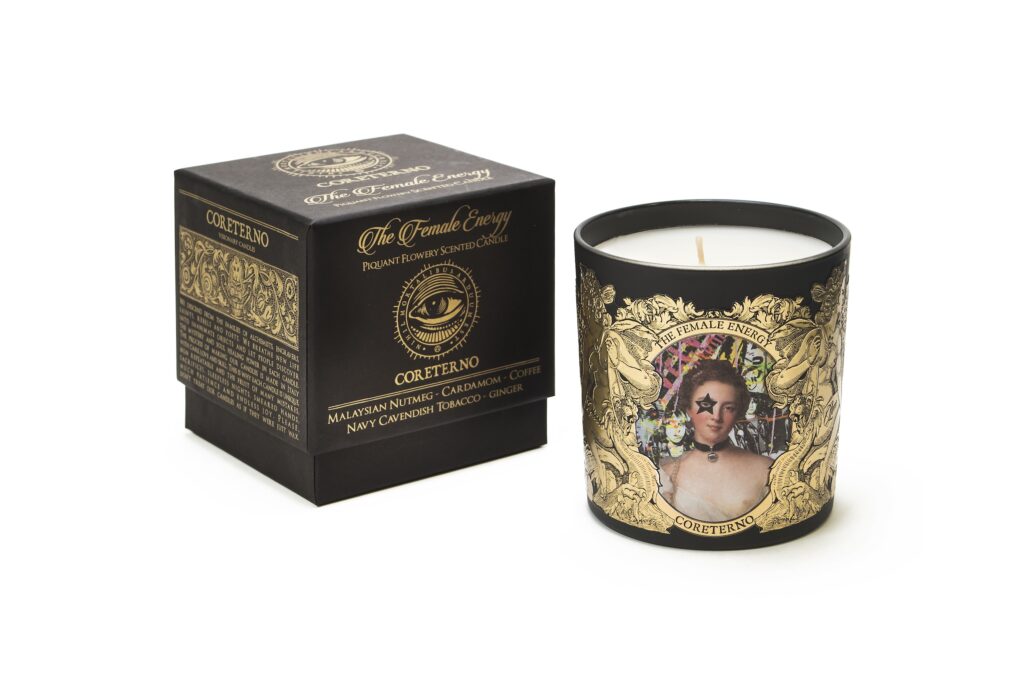 APH01 Coreterno Packshot Aphrodite Scented Candle The Female Energy 01