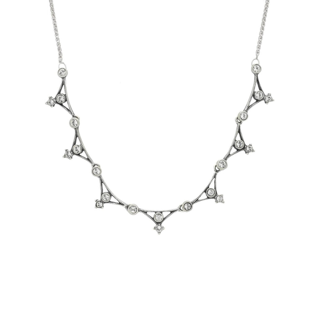 DJ Timeless Classics Collier Art Deco Silber 925 Imitationssteine 185476