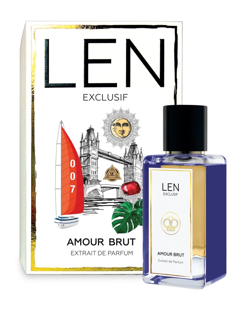 LEN Fragrance Packshot Amour Brut Box und Flacon 1