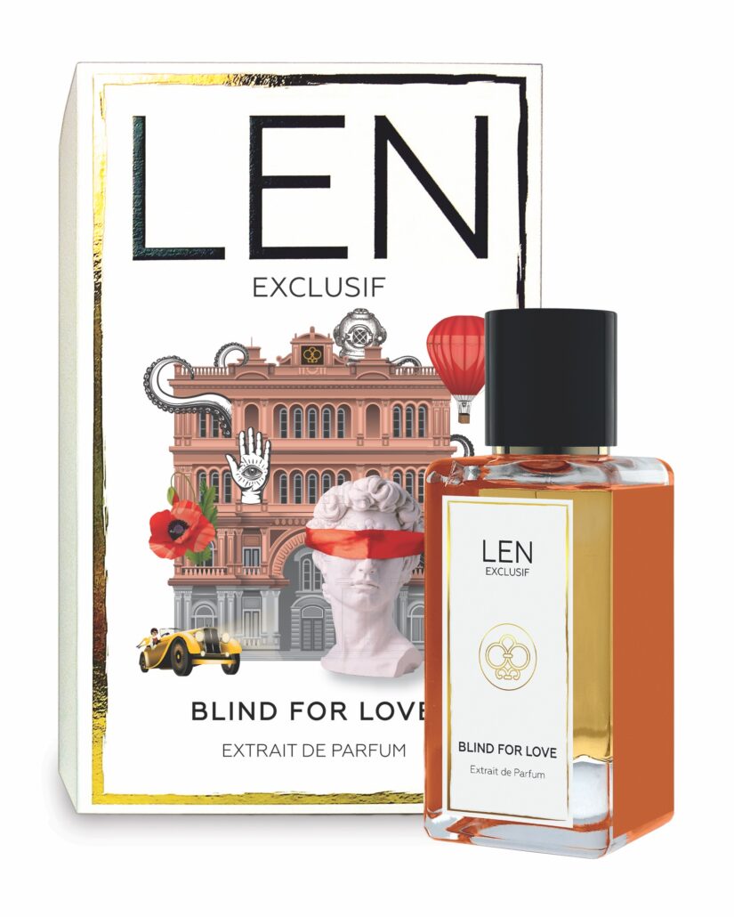 LEN Fragrance Packshot Blind for Love Box und Flacon