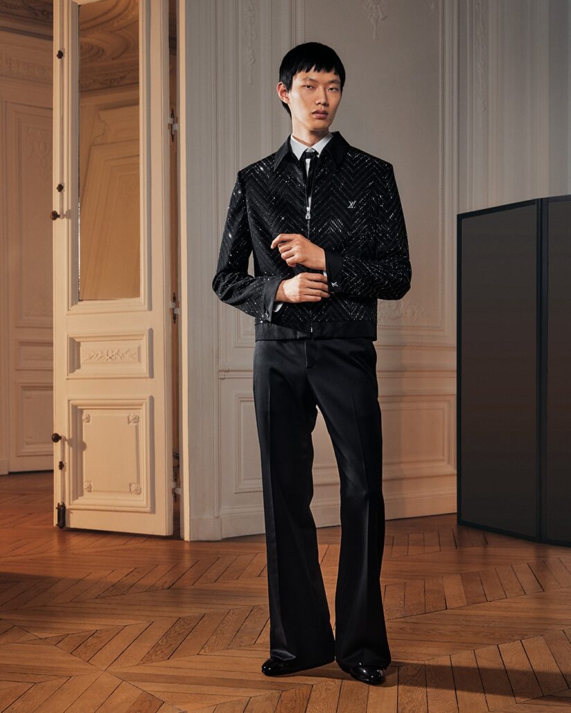 LOUIS VUITTON MENS NEW FORMAL FALL WINTER 2025 LOOK 12