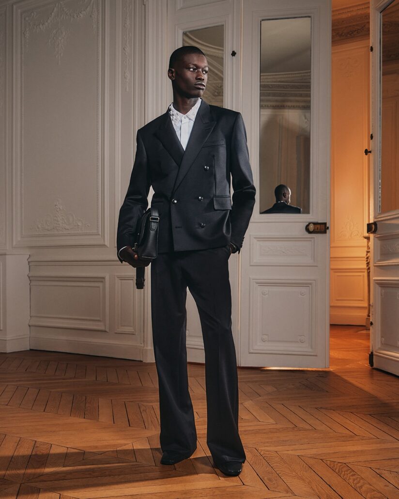 LOUIS VUITTON MENS NEW FORMAL FALL WINTER 2025 LOOK 15