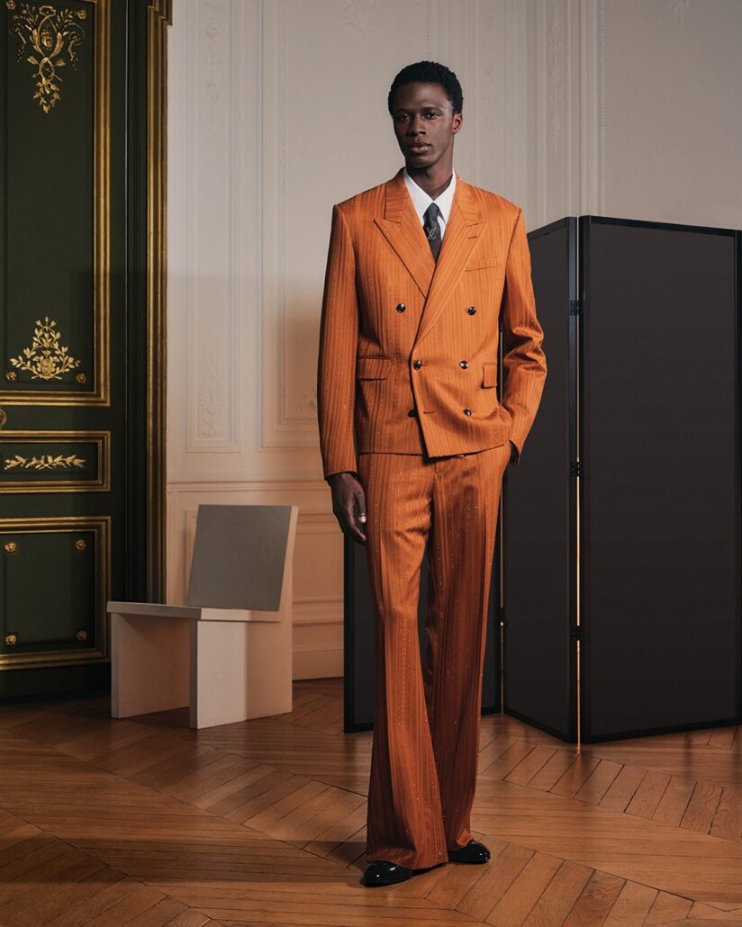 LOUIS VUITTON MENS NEW FORMAL FALL WINTER 2025 LOOK 16